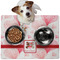 Hearts & Bunnies Dog Food Mat - Medium LIFESTYLE