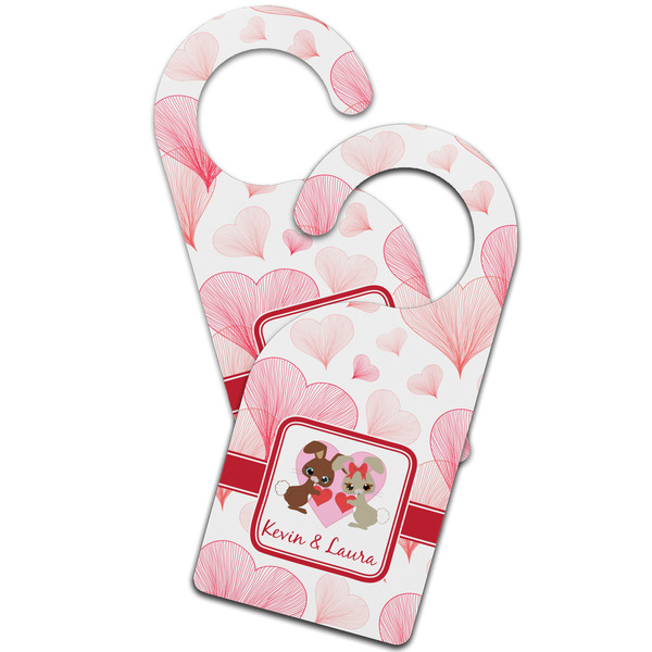 Hearts & Bunnies Door Hanger - MAIN