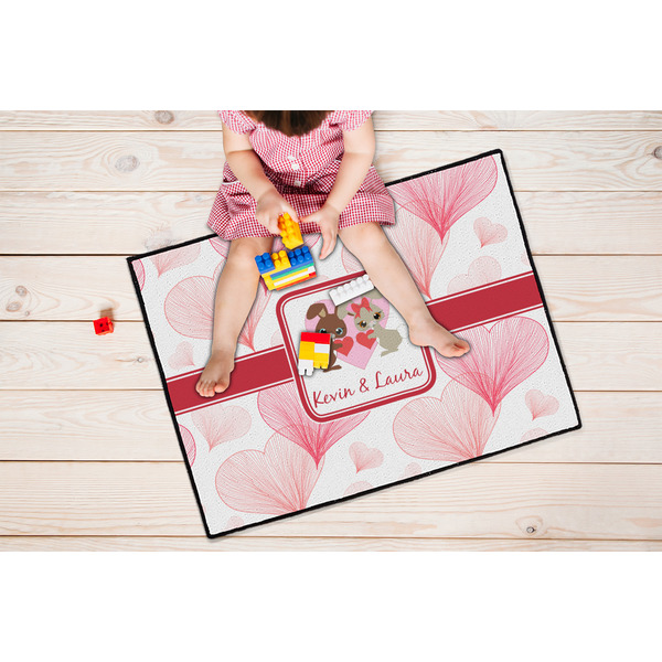 Hearts & Bunnies Door Mats - LIFESTYLE kid