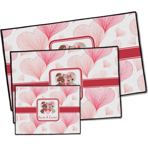 Hearts & Bunnies Door Mats - PARENT MAIN