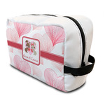 Hearts & Bunnies Toiletry Bag / Dopp Kit (Personalized)