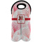Hearts & Bunnies Wine Tote Bag (2 Bottles) (Personalized)