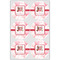Hearts & Bunnies Drink Topper - Large - Set of 6