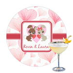 Hearts & Bunnies Printed Drink Topper - 3.25" (Personalized)