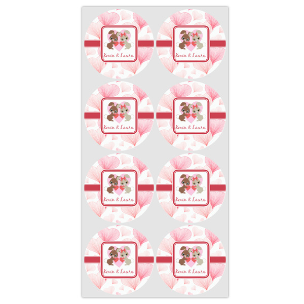 Hearts & Bunnies Drink Topper - Medium - Set of 12