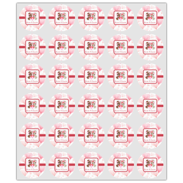 Hearts & Bunnies Drink Topper - XSmall - Set of 30