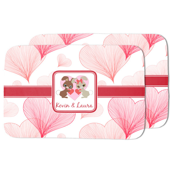 Hearts & Bunnies Drying Dish Mat - MAIN