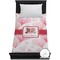 Hearts & Bunnies Duvet Cover - Twin (Personalized)