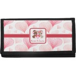 Hearts & Bunnies Canvas Checkbook Cover (Personalized)