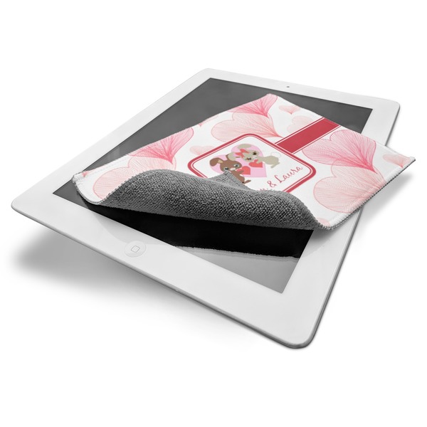 Hearts & Bunnies Electronic Screen Wipe - iPad