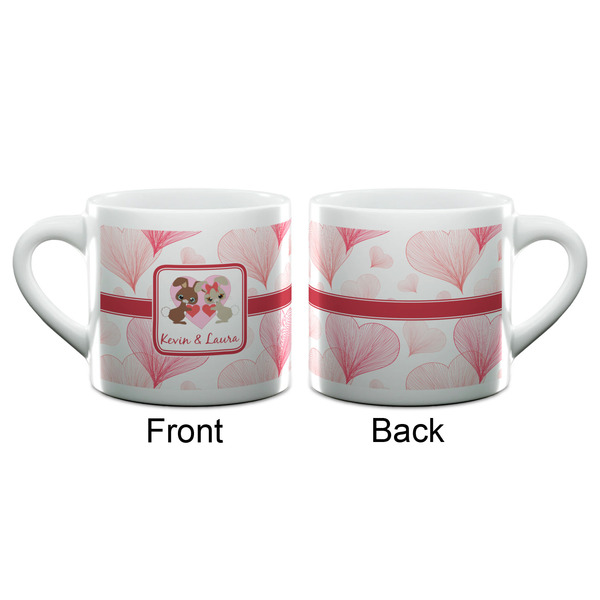 Hearts & Bunnies Espresso Cup - 6oz (Double Shot) (APPROVAL)