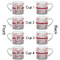 Hearts & Bunnies Espresso Cup - 6oz (Double Shot Set of 4) APPROVAL