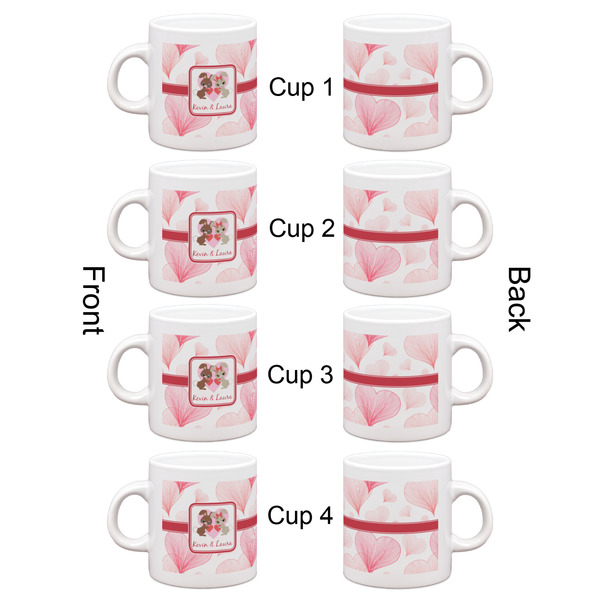 Hearts & Bunnies Espresso Cup Set of 4 - Apvl