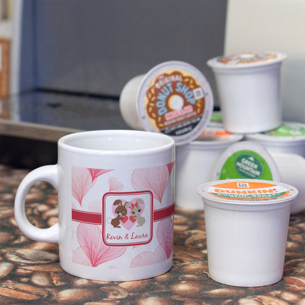 Hearts & Bunnies Espresso Cup - Single Lifestyle