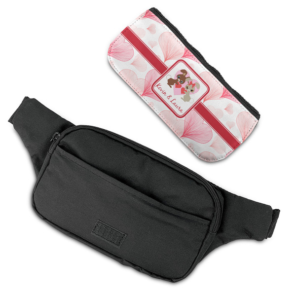 Hearts & Bunnies Fanny Packs - FLAT (flap off)