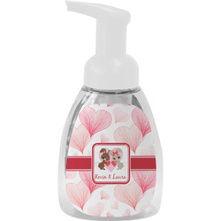 Hearts & Bunnies Foam Soap Bottle - White (Personalized)