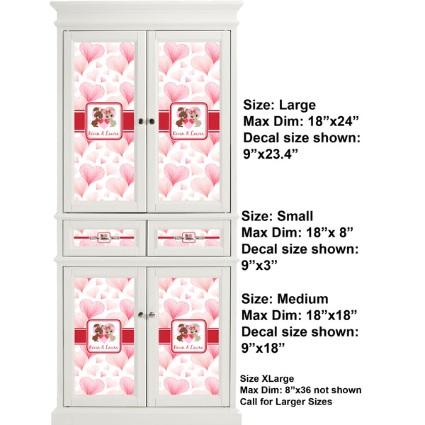 Hearts & Bunnies Full Cabinet (Show Sizes)