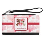 Hearts & Bunnies Genuine Leather Smartphone Wrist Wallet (Personalized)