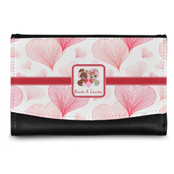 Hearts & Bunnies Genuine Leather Women's Wallet - Small (Personalized)