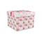 Hearts & Bunnies Gift Boxes with Lid - Canvas Wrapped - Small - Front/Main