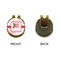 Hearts & Bunnies Golf Ball Hat Clip Marker - Apvl - GOLD