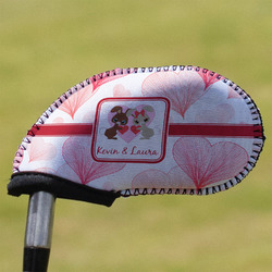 Hearts & Bunnies Golf Club Iron Cover (Personalized)