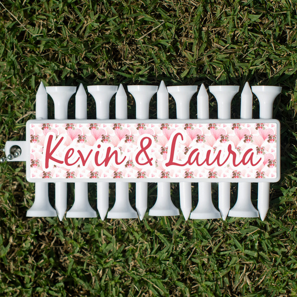 Custom Hearts & Bunnies Golf Tees & Ball Markers Set (Personalized)