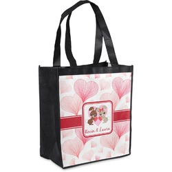 Hearts & Bunnies Grocery Bag (Personalized)
