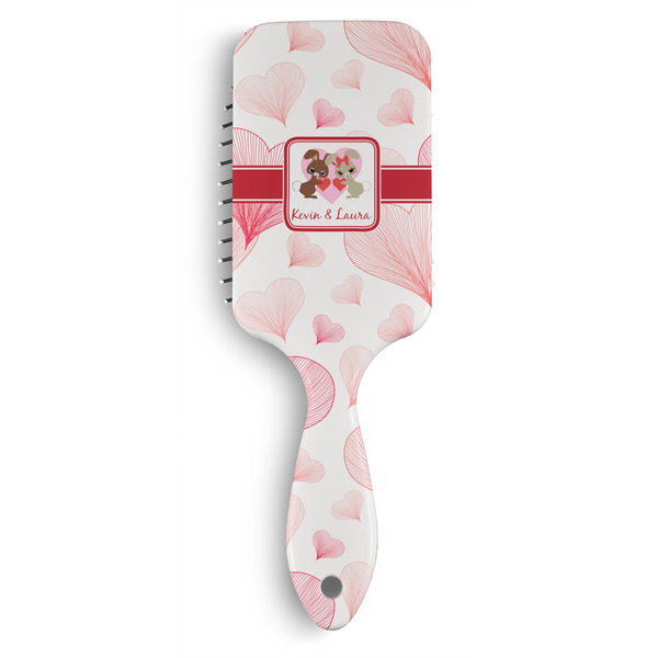 Custom Hearts & Bunnies Hair Brushes (Personalized)