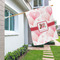 Hearts & Bunnies House Flags - Double Sided - LIFESTYLE
