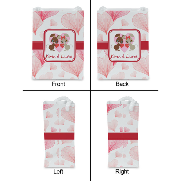 Hearts & Bunnies Jewelry Gift Bag - Gloss - Approval