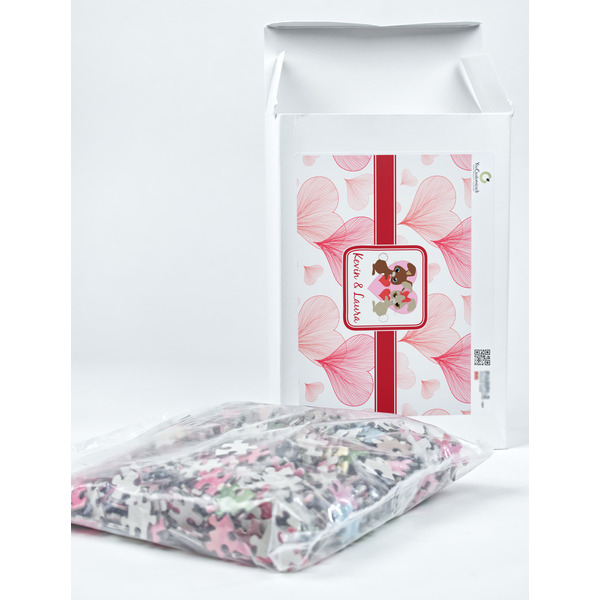 Hearts & Bunnies Jigsaw Puzzle 1014 Piece - Box