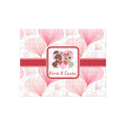 Hearts & Bunnies 252 pc Jigsaw Puzzle (Personalized)