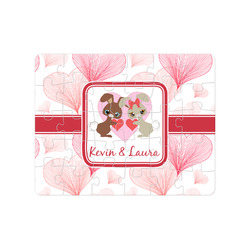 Hearts & Bunnies Jigsaw Puzzles (Personalized)