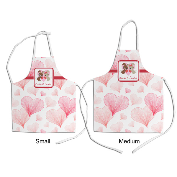 Hearts & Bunnies Kid's Aprons - Comparison