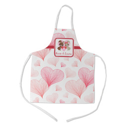 Hearts & Bunnies Kid's Apron w/ Couple's Names