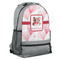 Hearts & Bunnies Large Backpack - Gray - Angled View