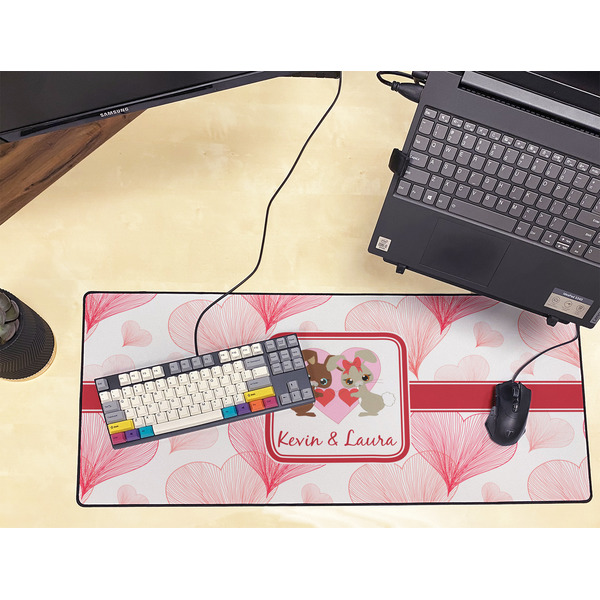 Hearts & Bunnies Large Gaming Mats - LIFESTYLE