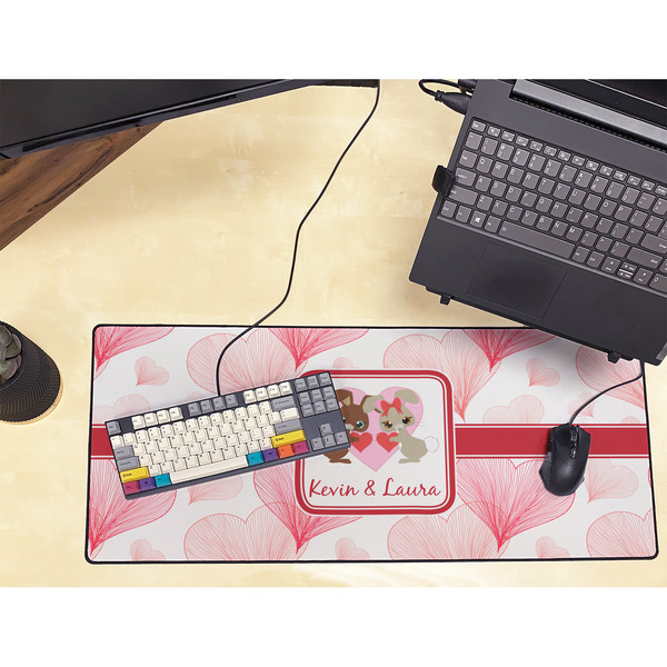 Hearts & Bunnies Large Gaming Mats - LIFESTYLE