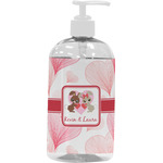 Hearts & Bunnies Plastic Soap / Lotion Dispenser (16 oz - Large - White) (Personalized)