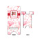 Hearts & Bunnies Large Phone Stand - Front & Back