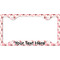 Hearts & Bunnies License Plate Frame - Style C