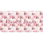 Hearts & Bunnies Front License Plate (Personalized)