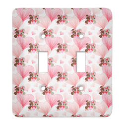 Hearts & Bunnies Light Switch Cover (2 Toggle Plate)