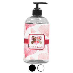 Hearts & Bunnies Plastic Soap / Lotion Dispenser (Personalized)