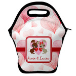 Hearts & Bunnies Lunch Bag w/ Couple's Names