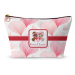 Hearts & Bunnies Makeup Bag - Large - 12.5"x7" (Personalized)