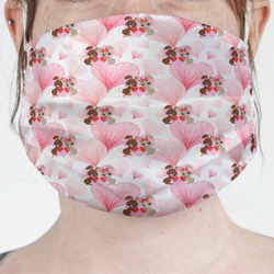 Hearts & Bunnies Face Mask Cover (Personalized)