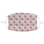 Hearts & Bunnies Adult Cloth Face Mask - XLarge