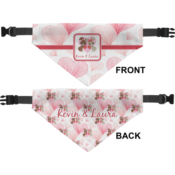 Hearts & Bunnies Medium Dog Bandana Approval
